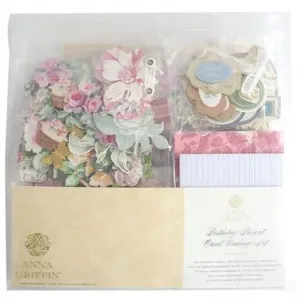 Birthday Card Making Kit, 371 pieces